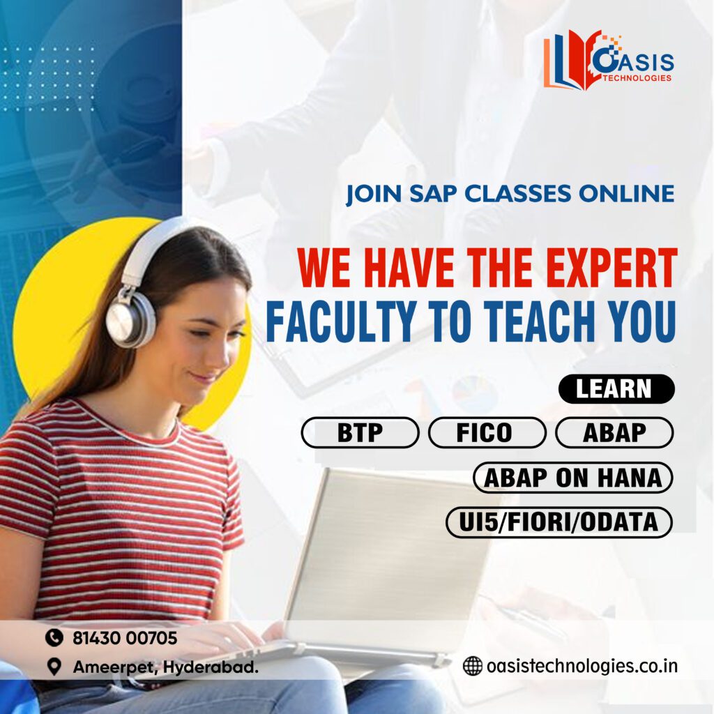 Top-Rated SAP Training Institute in Ameerpet, Hyderabad | Oasis Technologies 1 Top-Rated SAP Training Institute in Ameerpet, Hyderabad