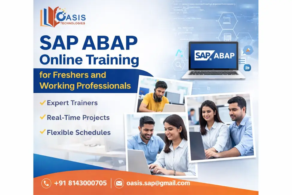 Beginner-level SAP ABAP online learning from oasis technologies