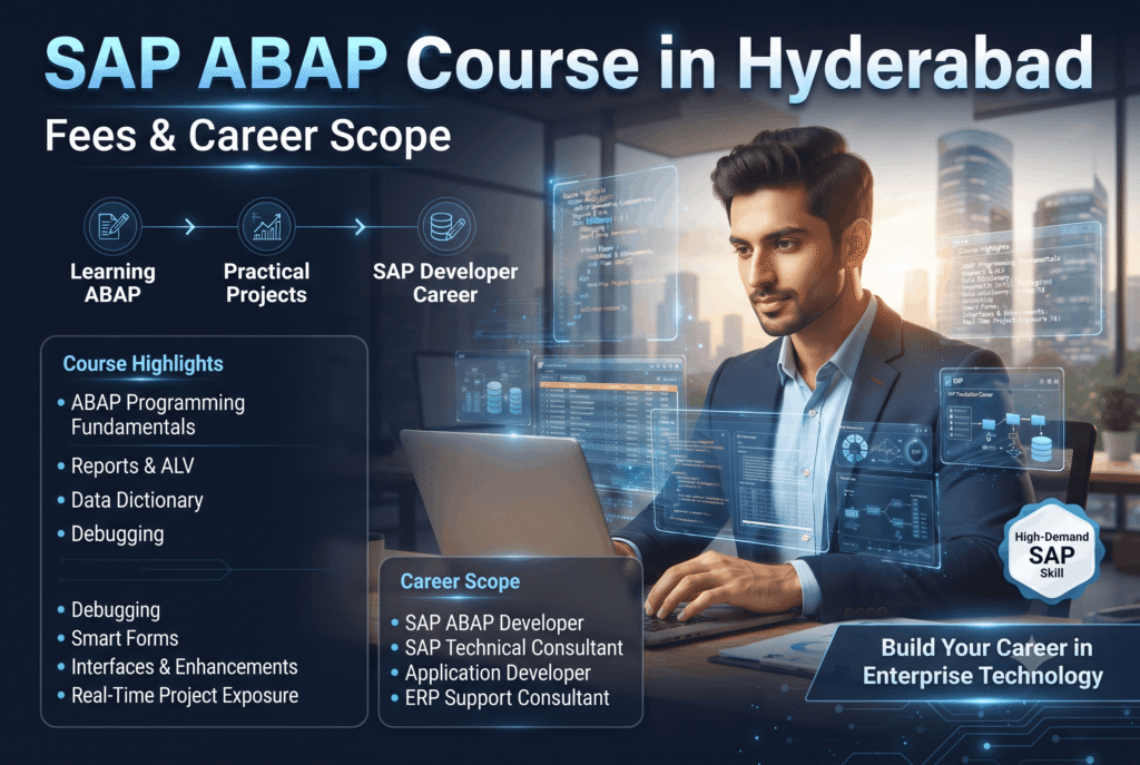 SAP ABAP Course in Hyderabad: Fees & Career Scope 1 SAP ABAP Course in Hyderabad