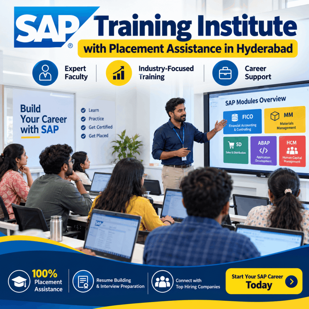 SAP Training Institute Classroom Promotional Poster 1